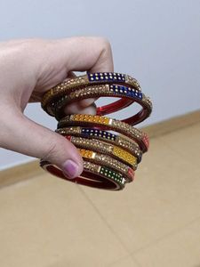 Embellished Bangles Set