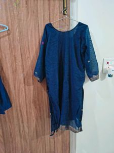 Beautiful Blue Printed Kurta Set