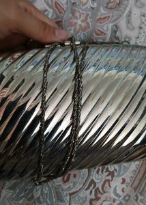 Solid Silver Evening Bag