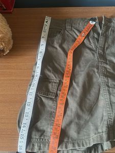 Olive Green Cargo Skirt