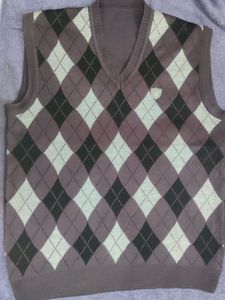 Argyle Knit Vest