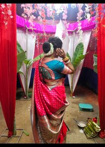 Vibrant Pink Banarasi Silk Saree