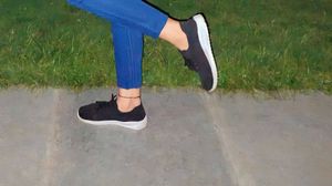 Black Knit Sneakers