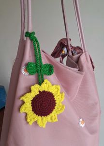 Crochet Sunflower Charm🌻