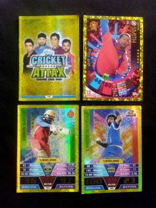 Topps Cricket Attax Gold Cards