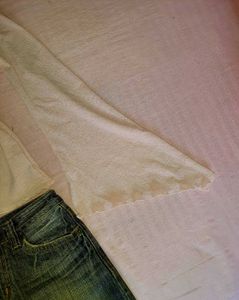 Y2K Blush Pink Flare Sleeve Top