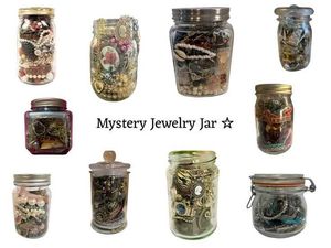 Assorted Vintage Jewelry Jars