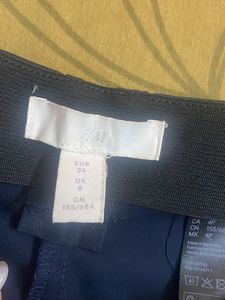 Navy Blue Straight Leg Trousers