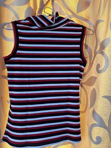 Striped Top Fir Winter Wear