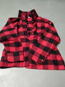 peacock blue &amp; Green Plaid Flannel Shirt