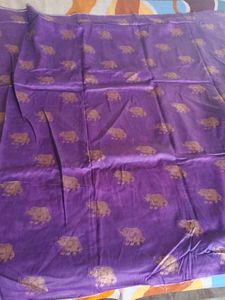 Purple Elephant Print Kurta Set