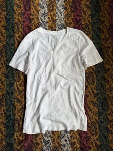 Classic White V-Neck T-Shirt
