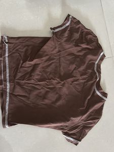 Brown Skeleton Skater T-Shirt