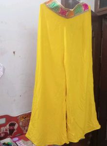 Yellow Palazzo Pants