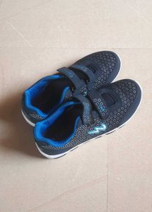 Campus Blue Sneakers with Velcro
