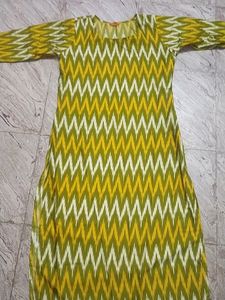 Cotton Silk-A-line Kurta