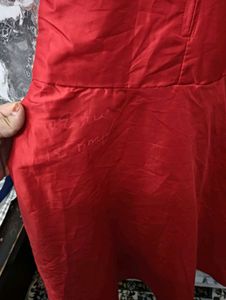 Vibrant Red🆕🎁 Sleeveless A-Line Midi Dress