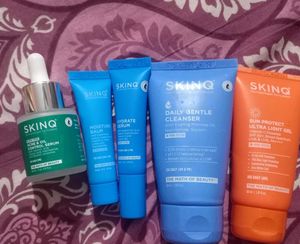 SKINQ Skincare Set - Acne Control, Hydration & Sun