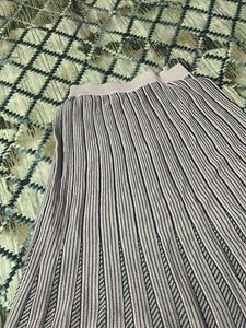 Winter Striped Skirt