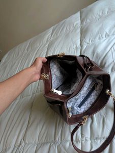 DA MILANO PAROLO Brown Shoulder Bag
