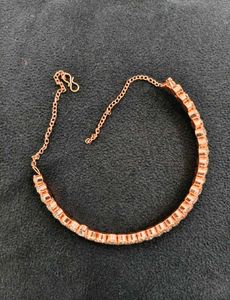 Rose Gold CZ Necklace