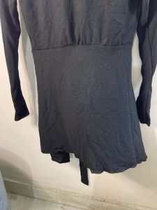 Black Cardigan with Belt