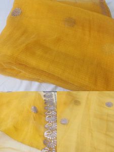 Beautiful Yellow Saree