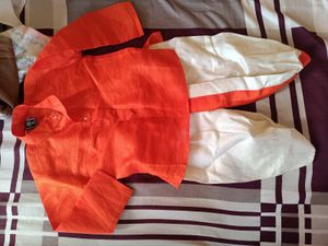 Orange Kurta with Dhoti Pants
