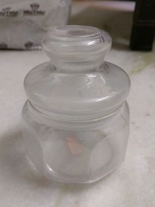 Clear Glass Jar with Lid