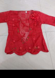 Beautiful Frock With Shrug