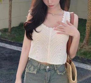 Chic Crochet Knit Tank Top