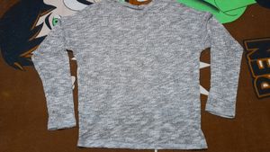 Grey Knit Top