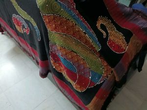 Embroidered Black Stall