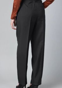 COMBO - Floral Print Top With Black Trousers