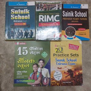 Sainik School & RIMC Entrance Exam Books