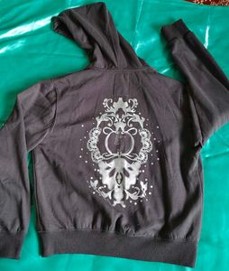 Grey Zip-Up Hoodie