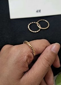 Set of 3 H&amp;M Stacking Rings