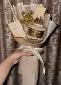 Beautiful Bangles and Earrings Set bouquet
