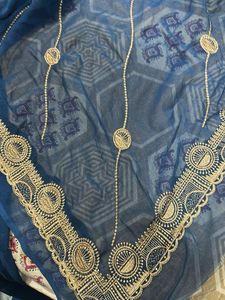 beautiful Blue saree