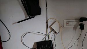 Fiber Cable 1 Roll, ONU, Router