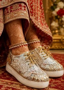 Designer Embellished Sneakers 😍