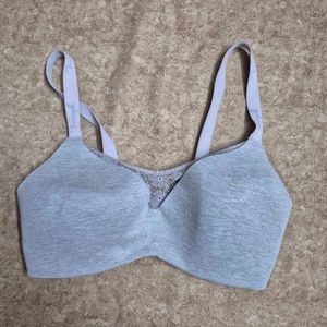 grey lace bra ☆