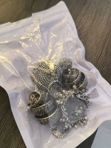 2 Ethnic Jhumka Earrings