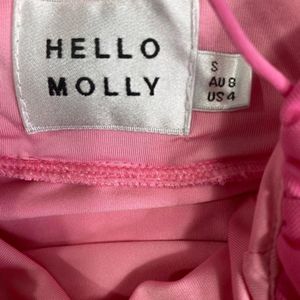 HELLO MOLLY - Pink Ruched Dress