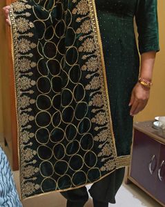 Green Velvet Suit