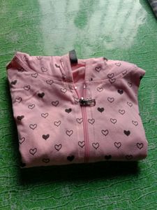 New Cotton Jacket Pink Colour For College Girls