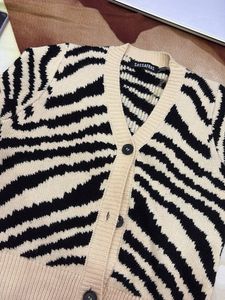 Zebra Print Cardigan