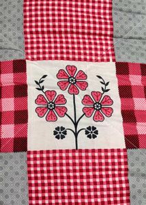 Beautiful Red Grey' AC' Comforter❤️🩶