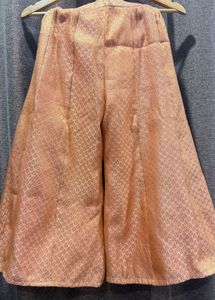 Festive Girls' Brocade Pant Set