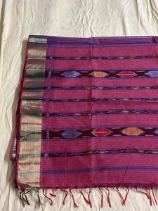 Full falls done cotton saree